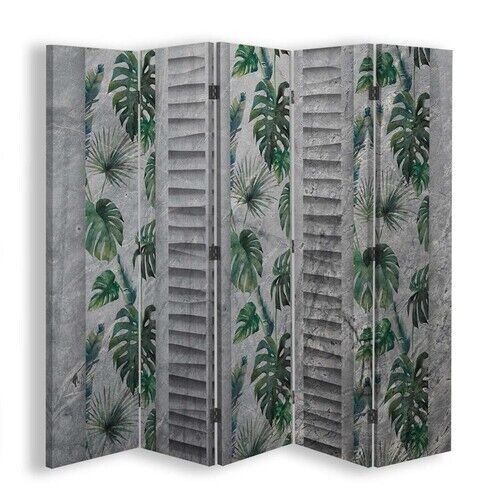 Rumdeler Dobbeltsidet, Monstera blade natur - (180x170)