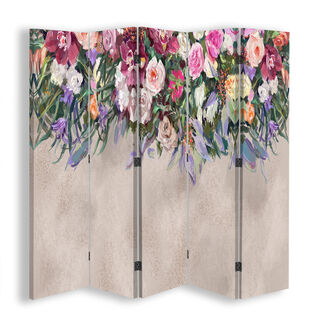 Rumdeler Dobbeltsidet, Tilgroede blomster - (180x170)