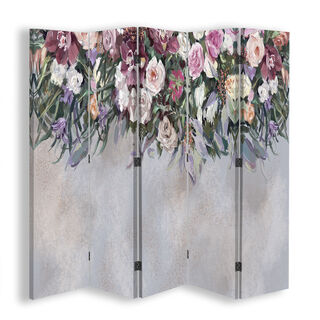 Rumdeler Dobbeltsidet, Tilgroede blomster - (180x170)
