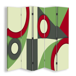 Rumdeler Dobbeltsidet, Geometriske former for abstraktion - (180x170)