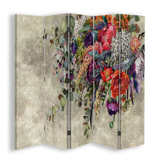 Rumdeler Dobbeltsidet, Buket af blomster - (180x170)