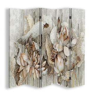 Rumdeler Dobbeltsidet, Sankt Lotus blomster - (180x170)