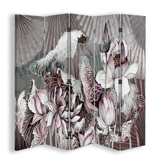 Rumdeler Dobbeltsidet, Hellige lotusblomster og fanter - (180x170)