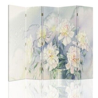 Rumdeler Dobbeltsidet, Buket med pastelfarvede blomster - (180x170)