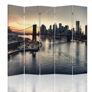 Rumdeler Dobbeltsidet, New York City Brooklyn Bridge - (180x170)