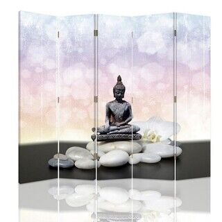 Rumdeler Dobbeltsidet, Zen-Buddha-sten - (180x170)