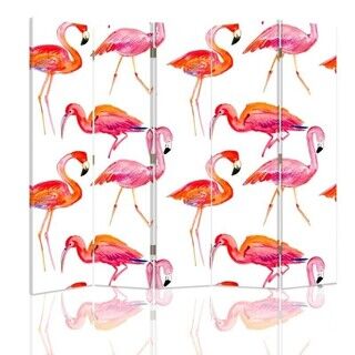 Rumdeler Dobbeltsidet, Flamingoer - (180x170)