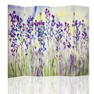 Rumdeler Dobbeltsidet, Blomster Natur Foilet - (180x170)
