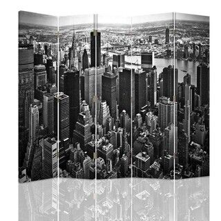 Rumdeler Dobbeltsidet, Manhattan i sort og hvid - (180x170)