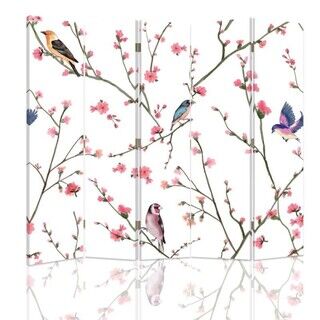 Rumdeler Dobbeltsidet, Fugle Blomster - (180x170)