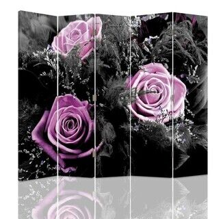 Rumdeler Dobbeltsidet, Roser Blomster - (180x170)
