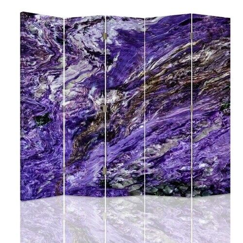 Rumdeler Dobbeltsidet, Abstrakt violet - (180x170)