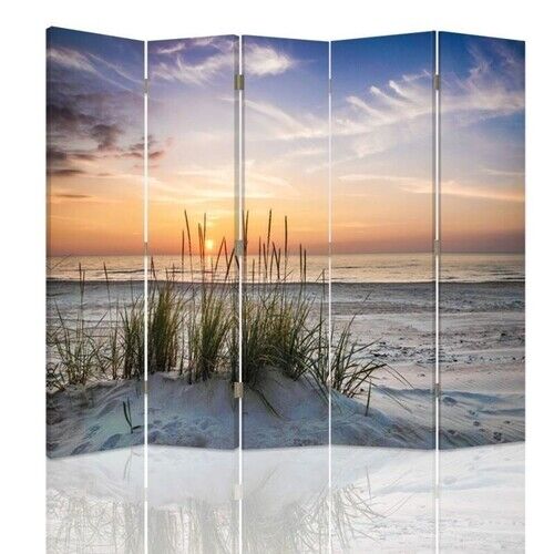 Rumdeler Dobbeltsidet, Hav Strand Solnedgang - (180x170)