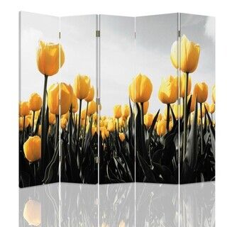 Rumdeler Dobbeltsidet, Tulipaner gule - (180x170)