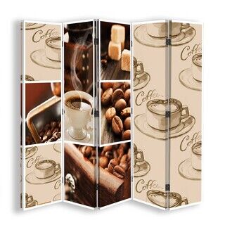 Rumdeler Dobbeltsidet PIN IT, Variationer over temaet kaffe - (180x170)