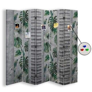 Rumdeler Dobbeltsidet PIN IT, Monstera blade natur - (180x170)