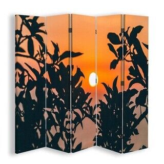 Rumdeler Dobbeltsidet roterbar, Orange solnedgang - (180x170)