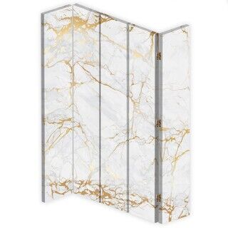 Rumdeler Dobbeltsidet roterbar, Lys guld marmor - (180x170)