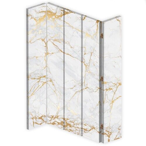 Rumdeler Dobbeltsidet roterbar, Lys guld marmor - (180x170)