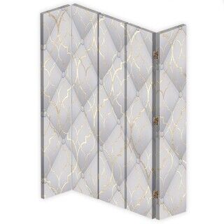 Rumdeler Dobbeltsidet roterbar, Vintage quiltet guld - (180x170)