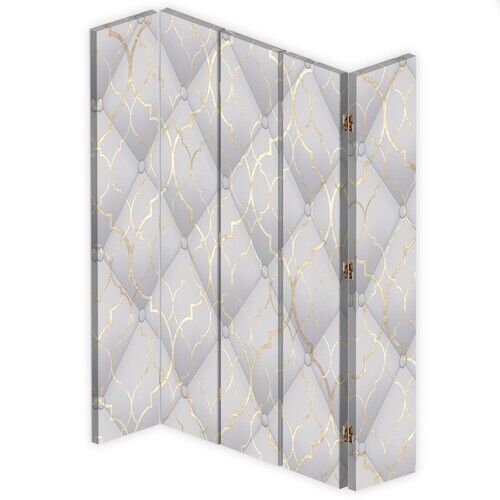 Rumdeler Dobbeltsidet roterbar, Vintage quiltet guld - (180x170)