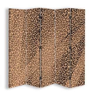 Rumdeler Dobbeltsidet roterbar, Leopard Leopard Selvklæbende Mønster - (180x170)