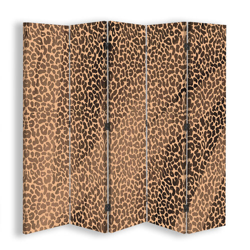 Rumdeler Dobbeltsidet roterbar, Leopard Leopard Selvklæbende Mønster - (180x170)