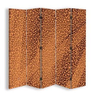 Rumdeler Dobbeltsidet roterbar, Leopard Leopard Selvklæbende Mønster - (180x170)