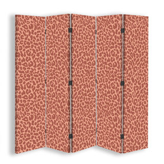 Rumdeler Dobbeltsidet roterbar, Leopard Leopard Pelfpatches Mønster - (180x170)