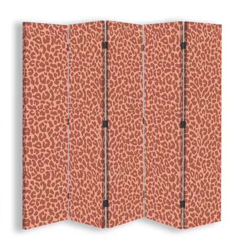 Rumdeler Dobbeltsidet roterbar, Leopard Leopard Pelfpatches Mønster - (180x170)