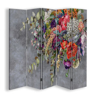 Rumdeler Dobbeltsidet roterbar, Buket af blomster - (180x170)