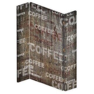 Rumdeler Dobbeltsidet roterbar, Kaffe Vintage Retro Inskription - (180x170)