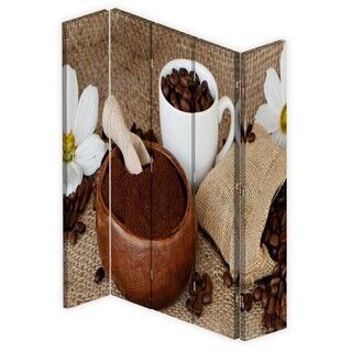 Rumdeler Dobbeltsidet roterbar, Malet kaffe - (180x170)