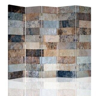 Rumdeler Dobbeltsidet roterbar, Marmor Mursten - (180x170)