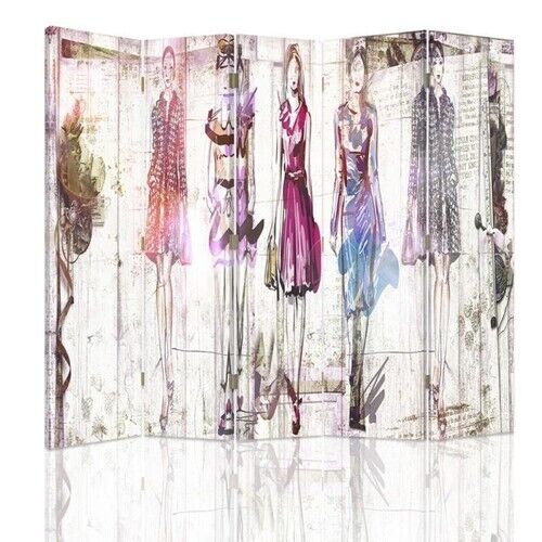 Rumdeler Dobbeltsidet roterbar, Kvinder Glamour Vintage - (180x170)