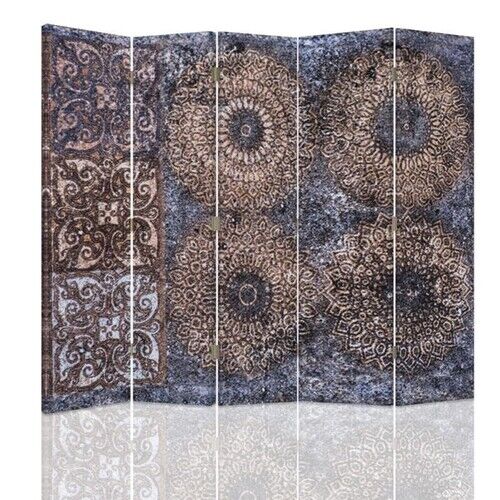 Rumdeler Dobbeltsidet roterbar, Mandala Boho - (180x170)