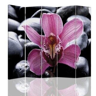 Rumdeler Dobbeltsidet roterbar, Zen Flower Pink - (180x170)