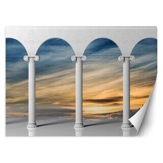 Fototapet, Sunset Columns 3D