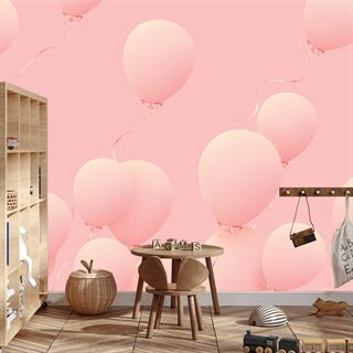 Photo wallpaper Pink Balloons FT-2325-FALL