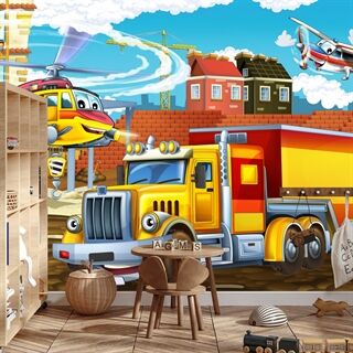 Photo wallpaper Fairytale Cars With Trucks FT-2336-FALL