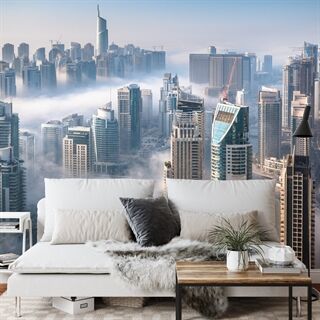 Photo wallpaper Dubai in clouds FT-2543-FALL