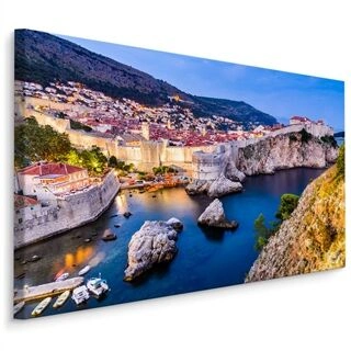 Lærred Dubrovnik By, Kroatien