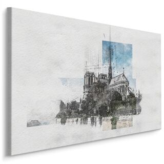 Lærred Notre Dame-Katedralen, Paris