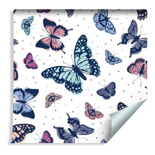 Wallpaper For Children - Beautiful Butterflies Non-Woven 53x1000