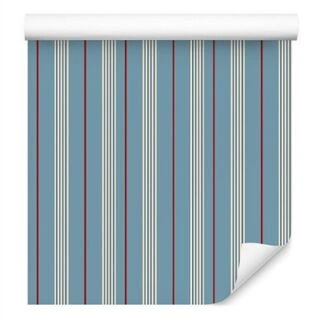 Wallpaper With Classic Vertical Stripes For The Salon Office Non-Woven 53x1000