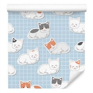 Wallpaper For Children - Cats Non-Woven 53x1000