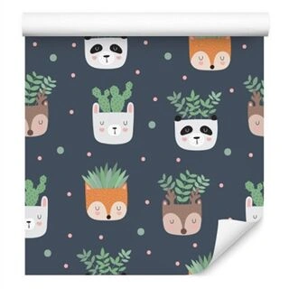 Wallpaper Animals And Plants Non-Woven 53x1000