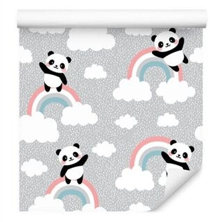 Wallpaper Pandas In The Clouds Non-Woven 53x1000