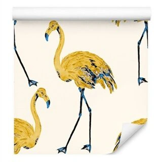 Wallpaper Flamingos As Painted Non-Woven 53x1000