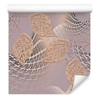 Wallpaper Three-Dimensional Wallpaper, 3D, Optical, Leaves Non-Woven 53x1000